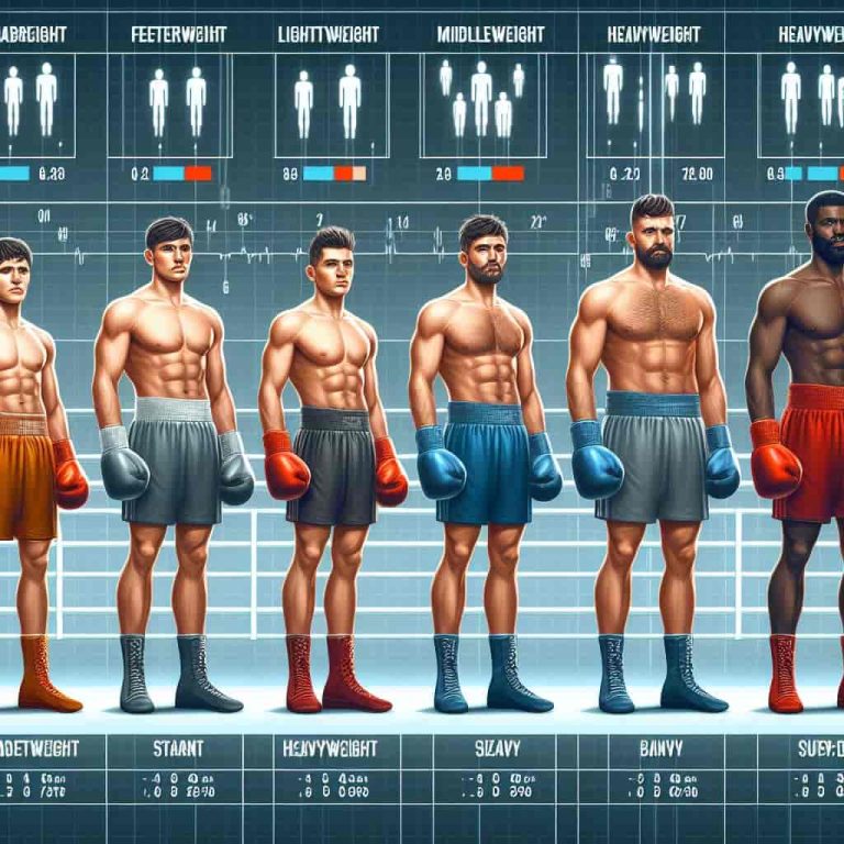 Boxing Weight Classes Chart