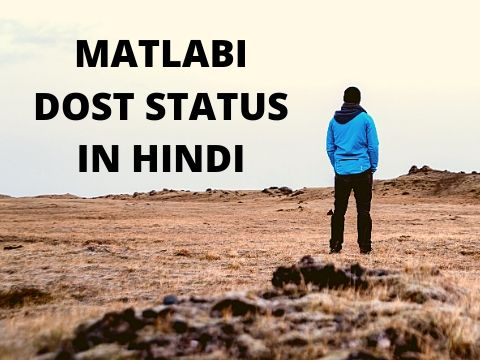 65 Very Unique Matlabi Dost Quotes And Status In Hindi