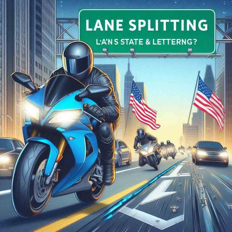 Which States Allow Lane Splitting and Filtering