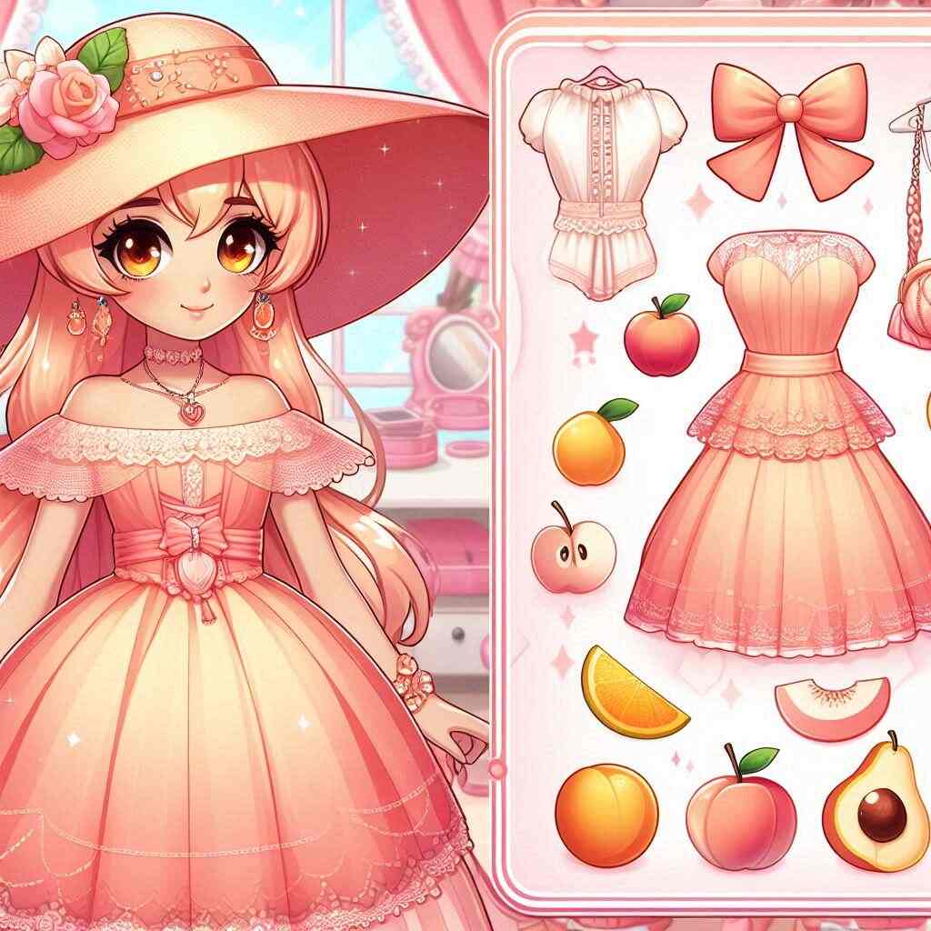 Peach Dress Up Game A Sweet Fashion Adventure