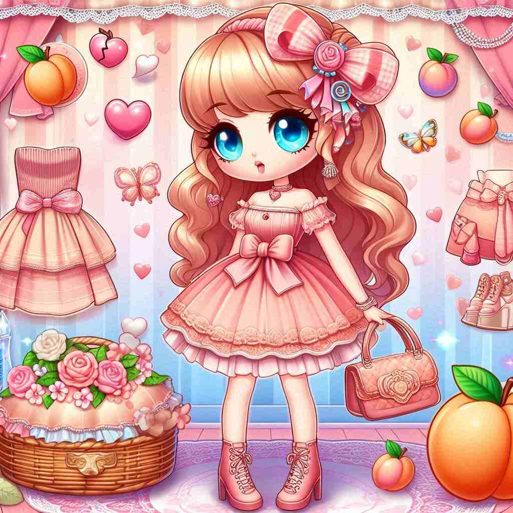 Peach Dress Up Game