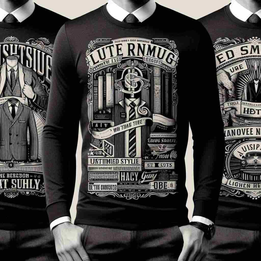 Men’s Long Sleeve Quote Shirt