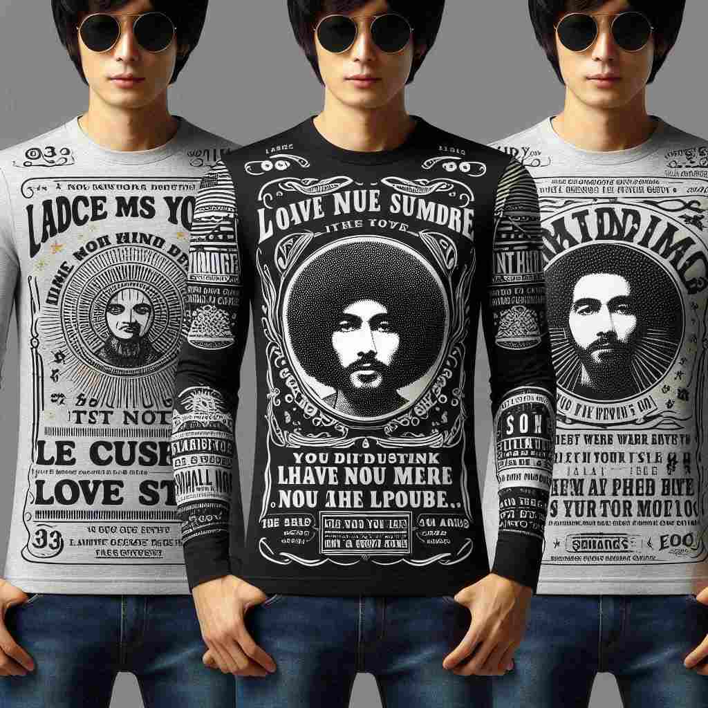 Men’s Long Sleeve Quote Shirts