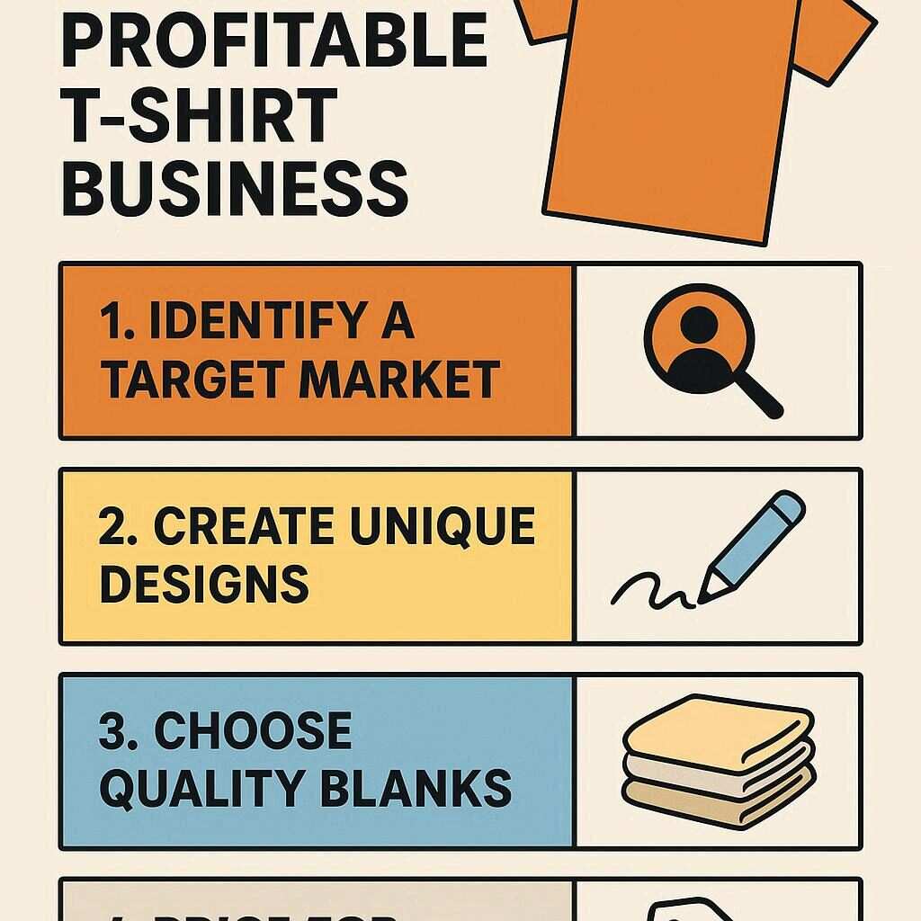 10 Essential Tips for Growing a Profitable T-Shirt Business