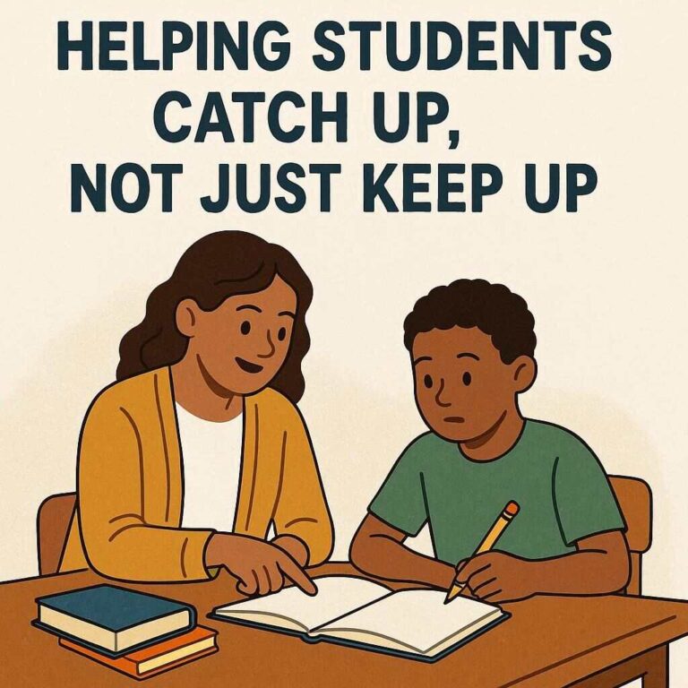 Helping Students Catch Up, Not Just Keep Up