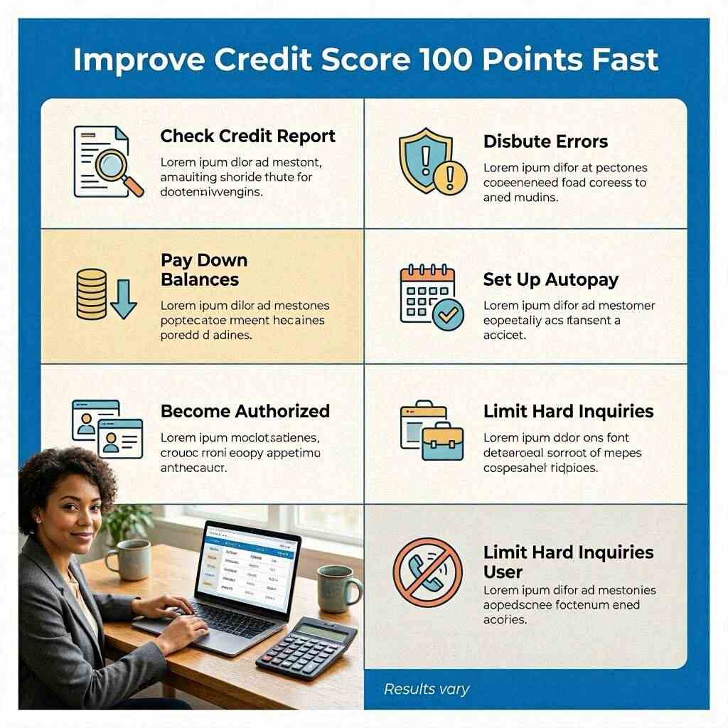 How to Improve Credit Score 100 Points
