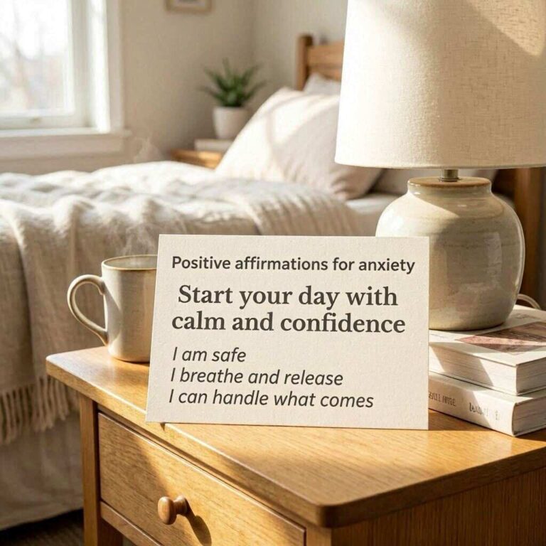 Positive Affirmations for Anxiety Morning Calm Your Day