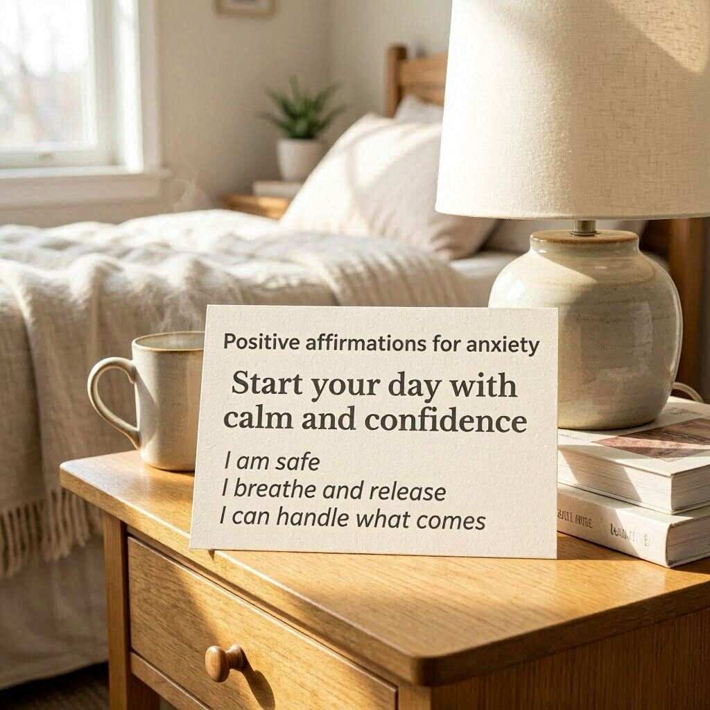 Positive Affirmations for Anxiety Morning Calm Your Day