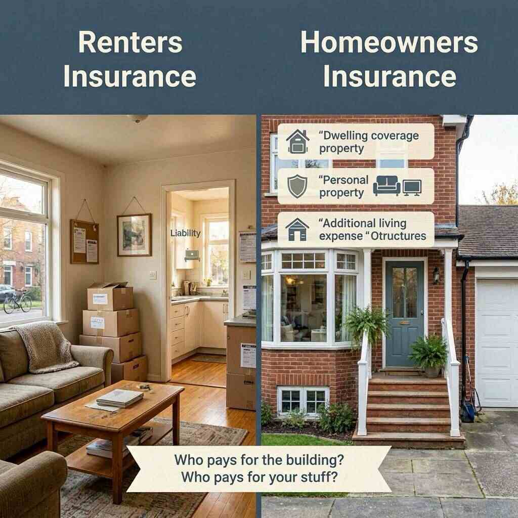 Renters Insurance vs Homeowners Insurance