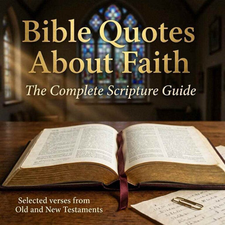 Bible Quotes About Faith The Complete Scripture Guide