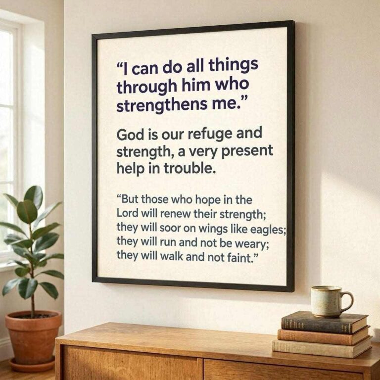 Bible Quotes About Strength Hope for Hard Times