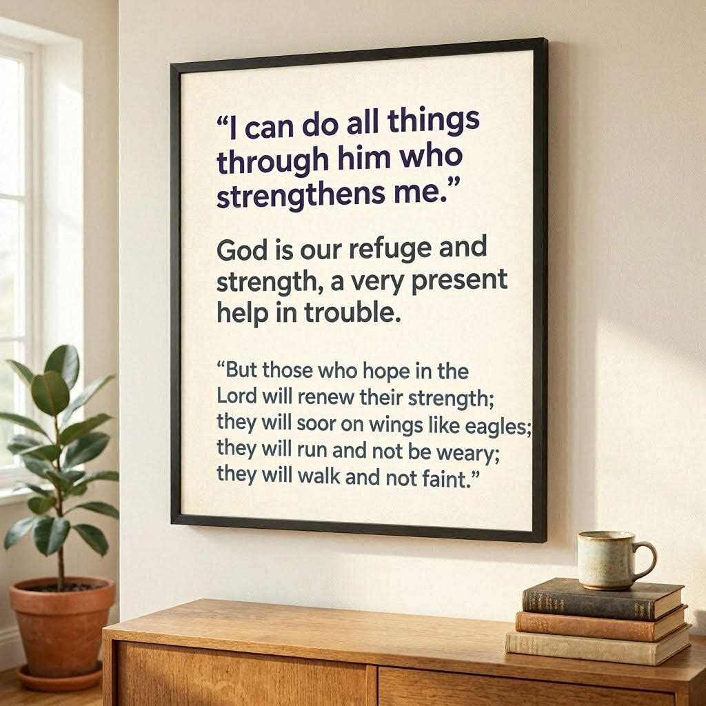 Bible Quotes About Strength Hope for Hard Times