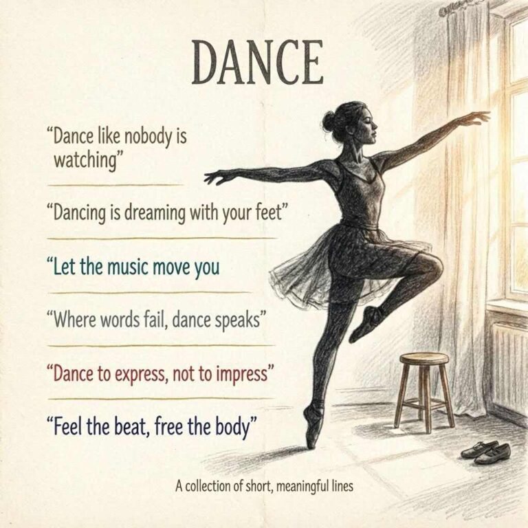 Dance Quotes Inspirational, Famous, Short, and Meaningful Quotes About Dancing