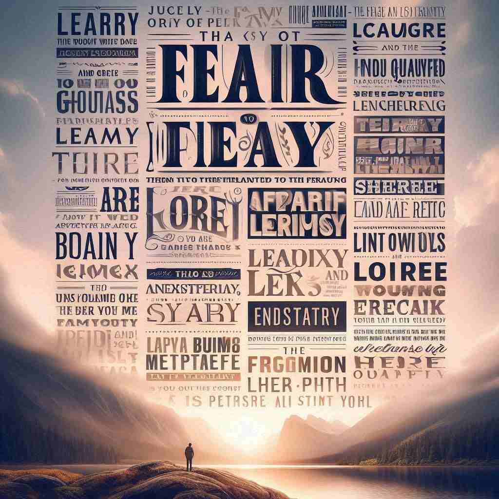 Short Quotes About Fear