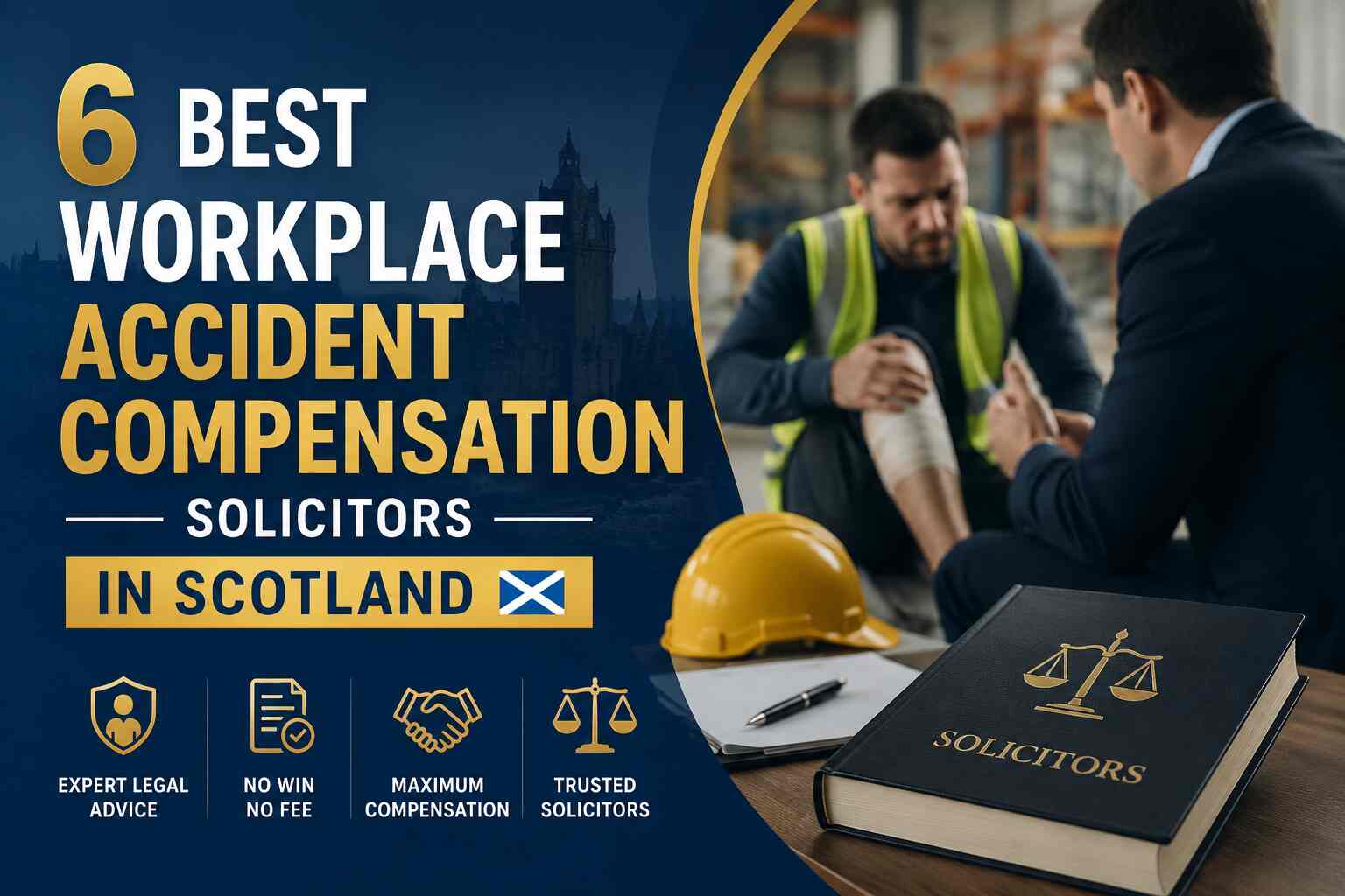 6 Best Workplace Accident Compensation Solicitors in Scotland