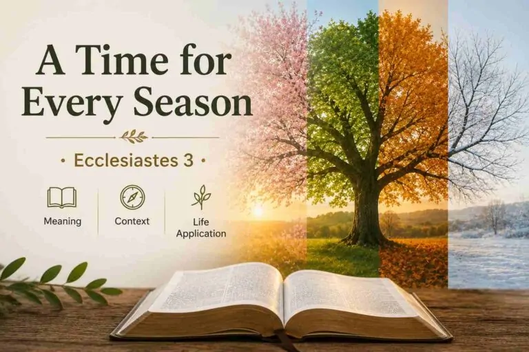 A Time for Every Season Bible Verse Meaning, Context & Life Application (Ecclesiastes 3)