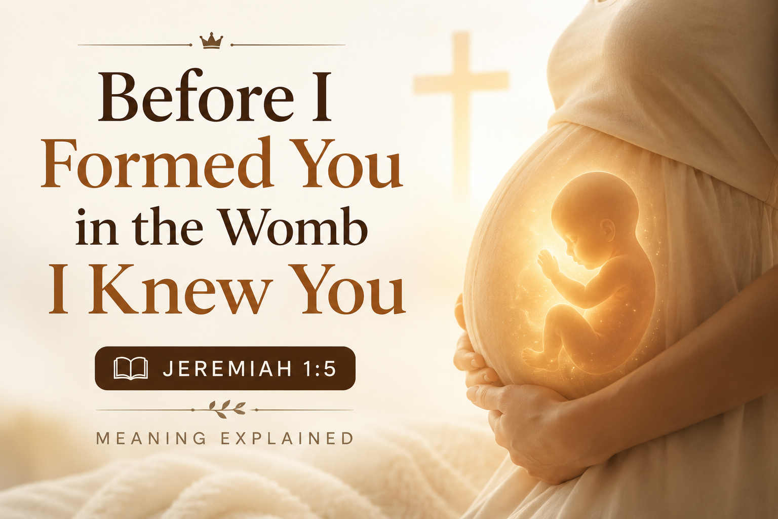 Before I Formed You in the Womb I Knew You Jeremiah 15 Meaning Explained