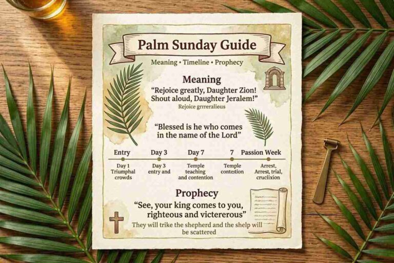 Bible Quotes on Palm Sunday Guide, Meaning, Timeline & Prophecy