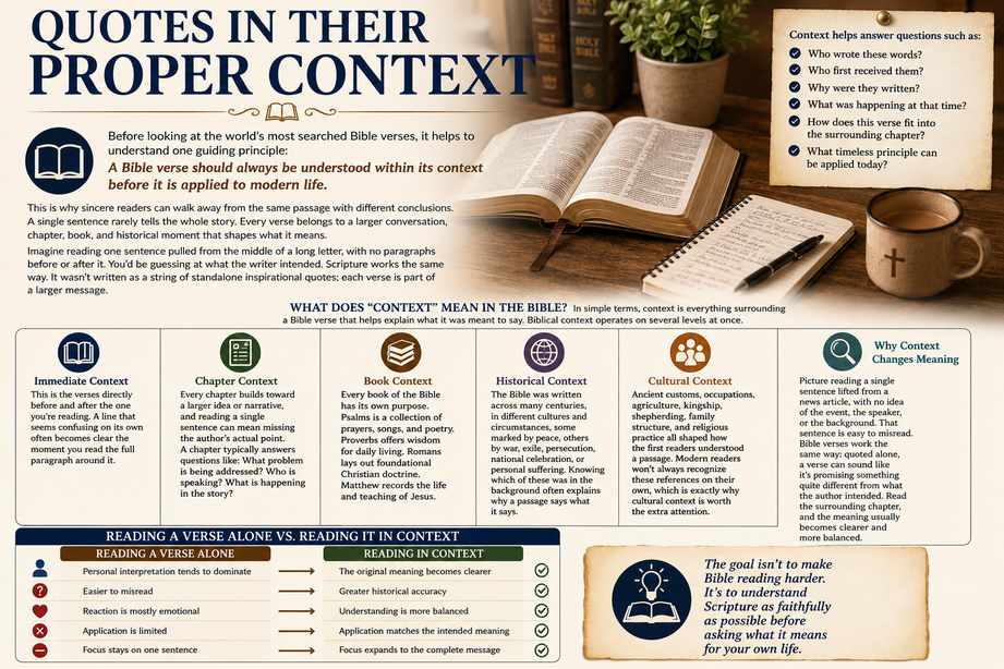 How to Read Bible Quotes in Their Proper Context