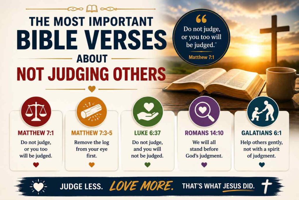 The Most Important Bible Verses About Not Judging Others