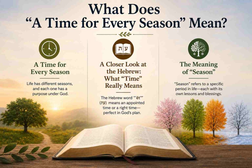What Does A Time for Every Season Mean