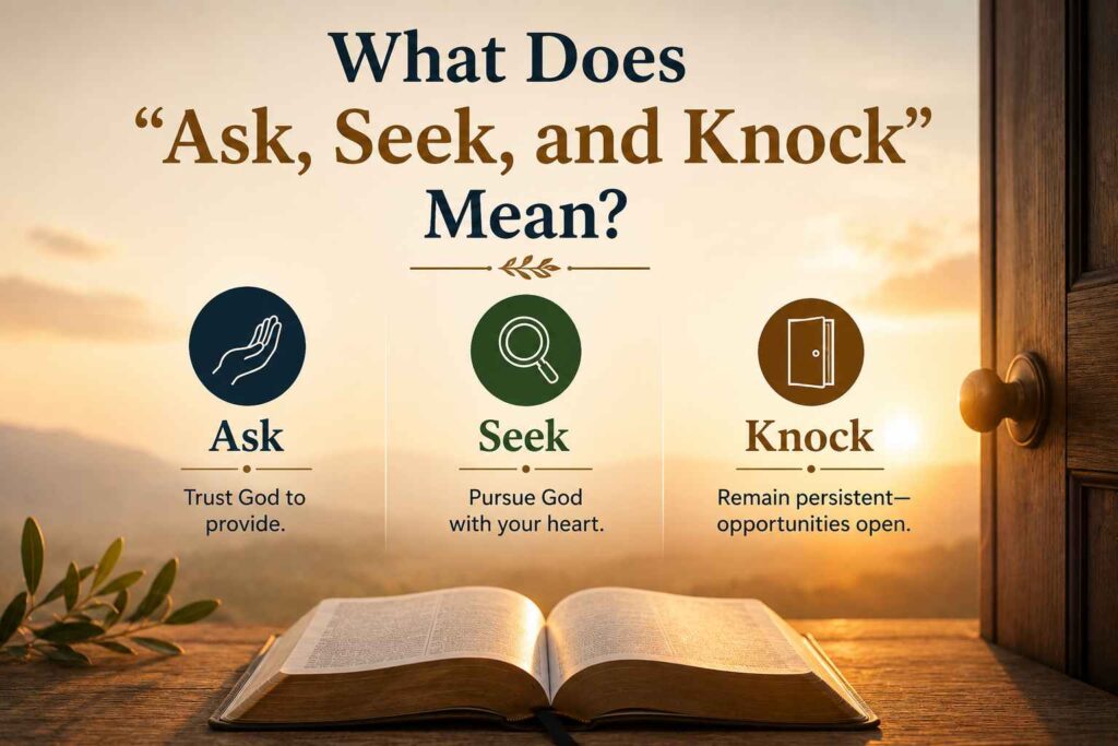 What Does “Ask, Seek, and Knock” Mean