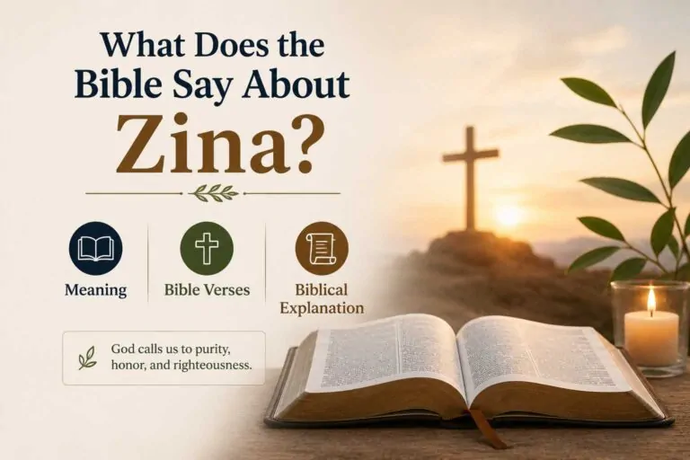 What Does The Bible Say About Zina Meaning, Bible Verses & Biblical Explanation