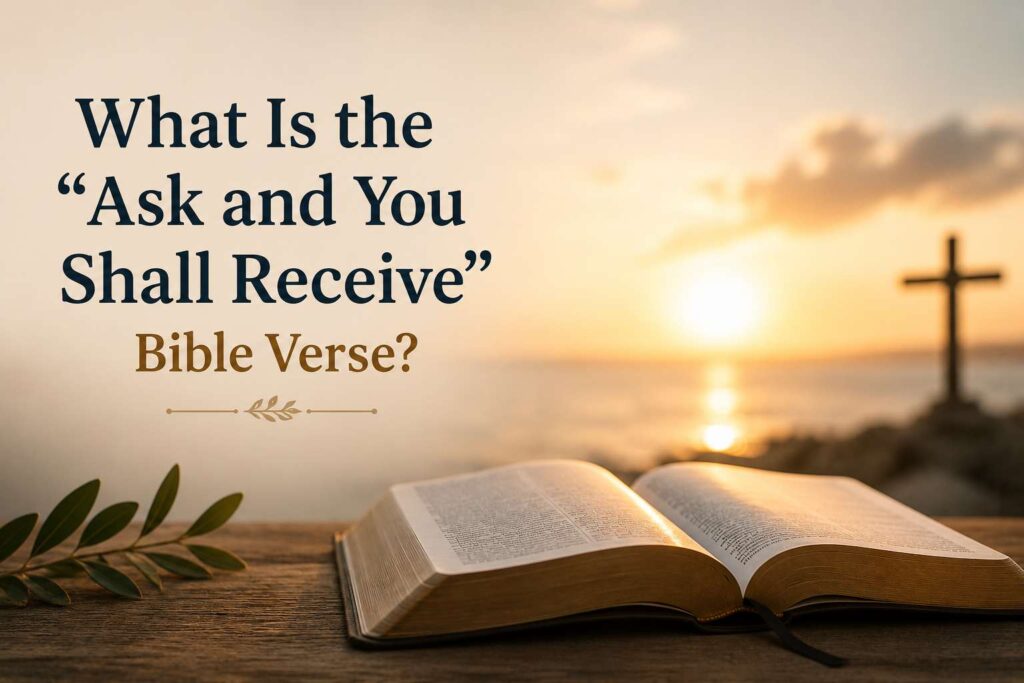 What Is the “Ask and You Shall Receive” Bible Verse