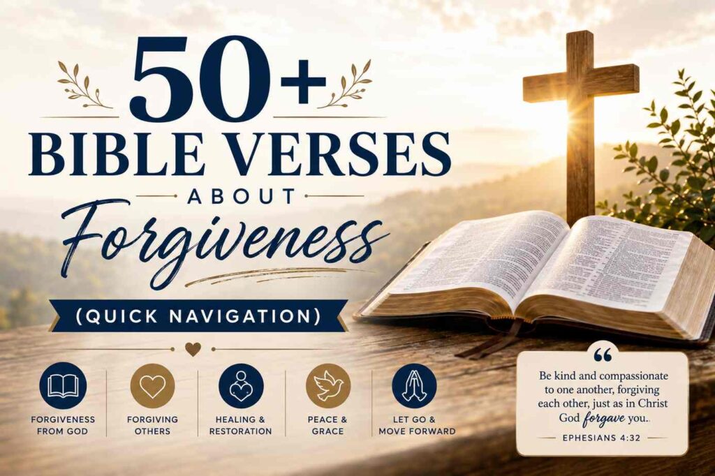 50+ Bible Verses About Forgiveness (Quick Navigation)