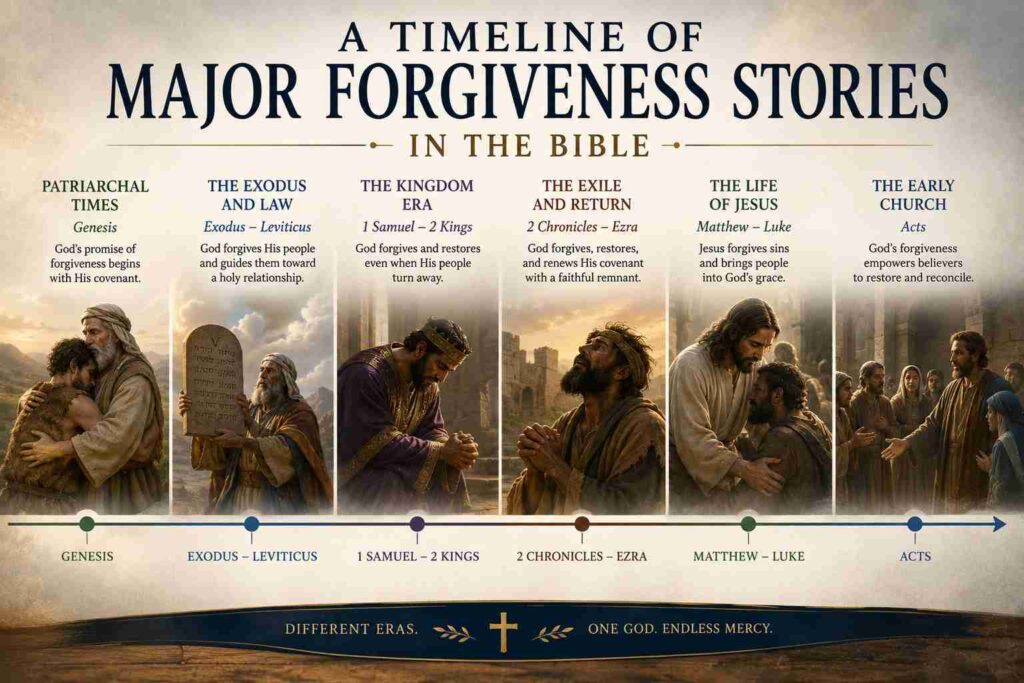 A Timeline of Major Forgiveness Stories in the Bible