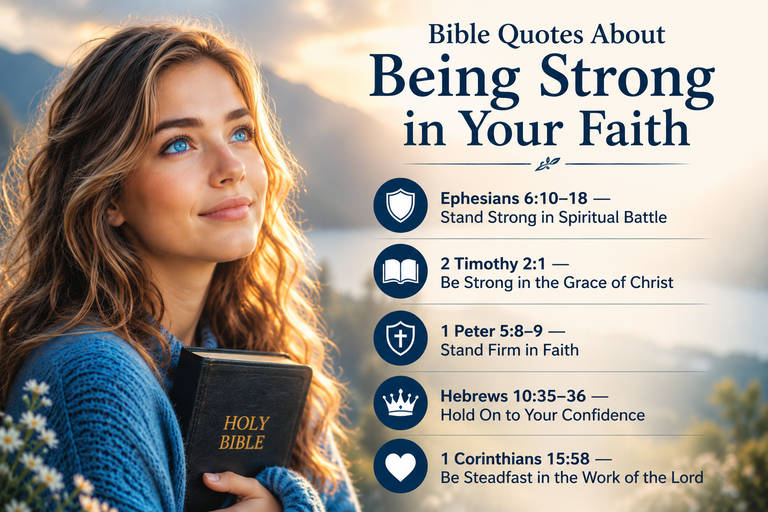 Bible Quotes About Being Strong in Your Faith