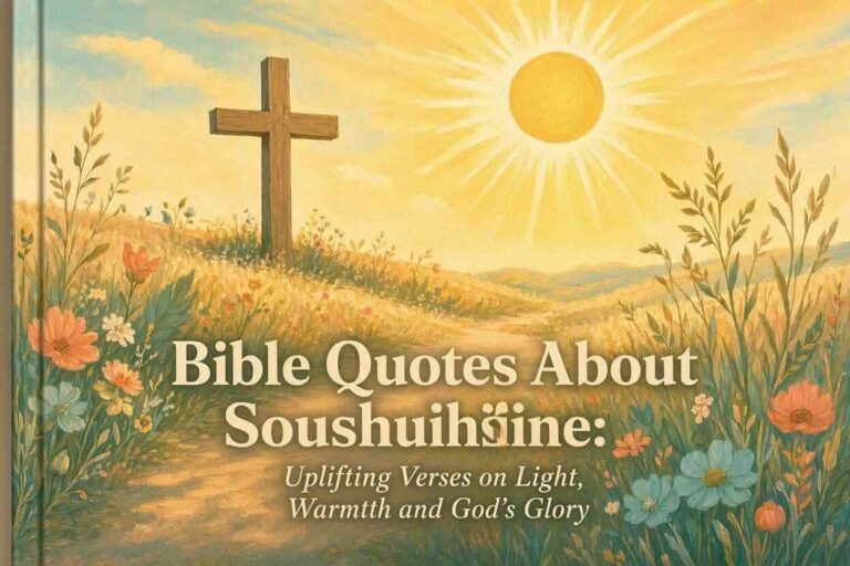 Bible Quotes About Sunshine Uplifting Verses on Light, Warmth and God's Glory