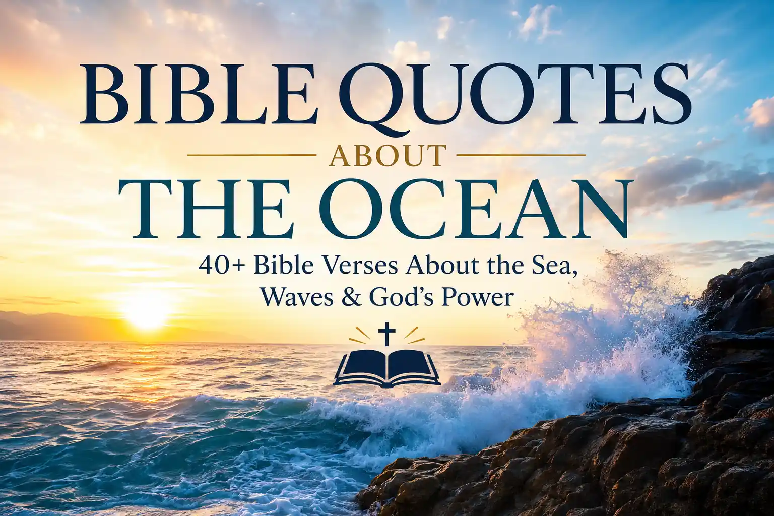 Bible Quotes About The Ocean 40+ Bible Verses About The Sea, Waves & God's Power