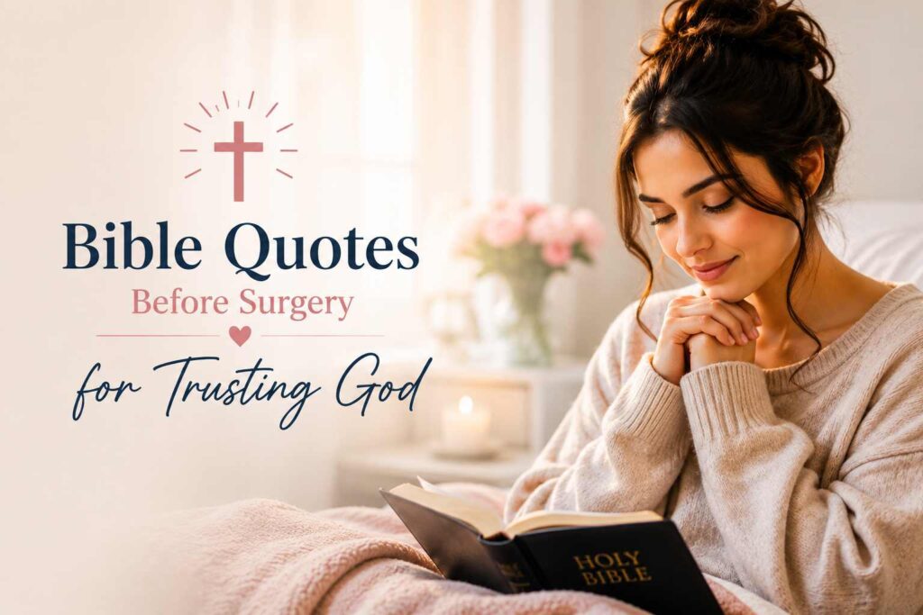 Bible Quotes Before Surgery for Trusting God