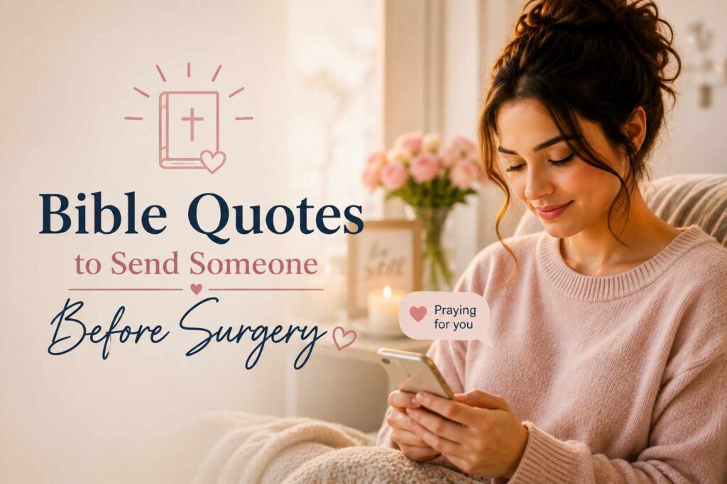 Bible Quotes to Send Someone Before Surgery