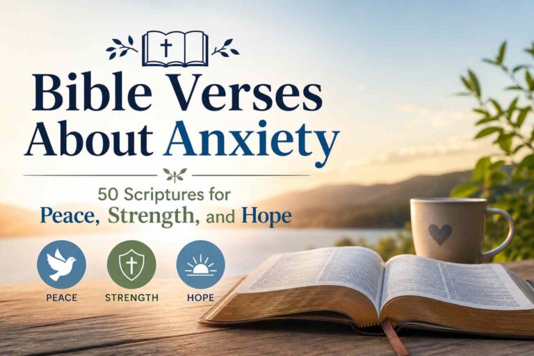 Bible Verses About Anxiety 50 Scriptures For Peace, Strength, And Hope