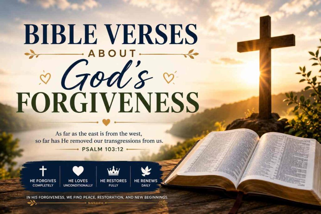 Bible Verses About God’s Forgiveness