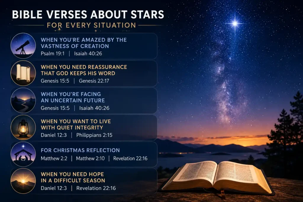 Bible Verses About Stars for Every Situation