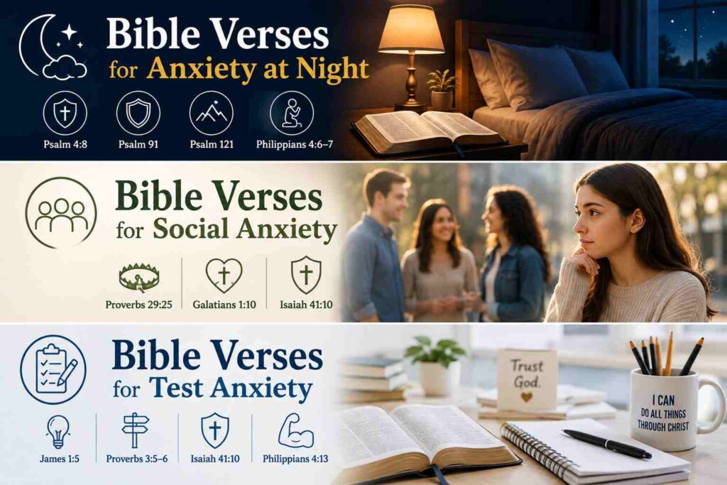 Bible Verses for Anxiety at Night