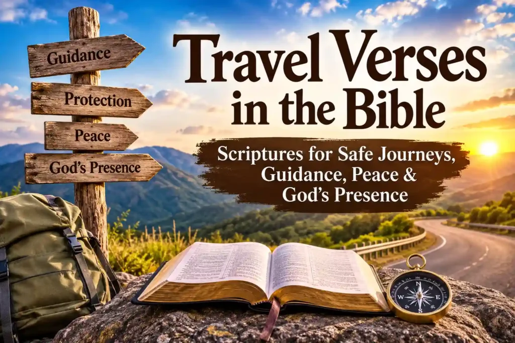 Bible Verses for Guidance and Travel Plans