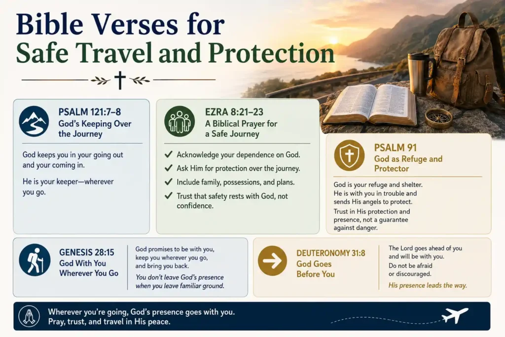 Bible Verses for Safe Travel and Protection