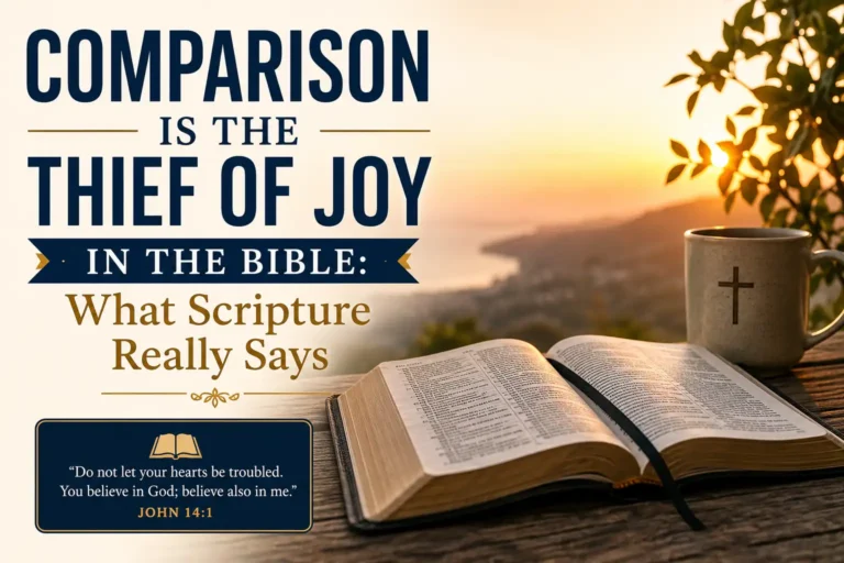 Comparison Is The Thief Of Joy In The Bible What Scripture Really Says