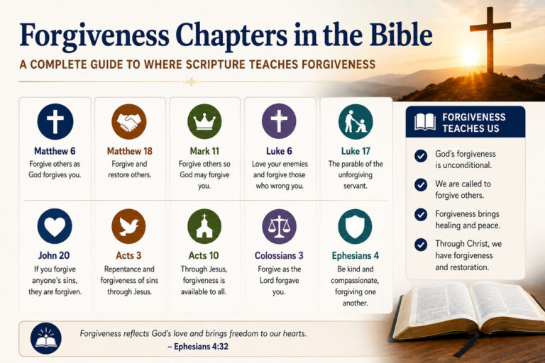 Forgiveness Chapters In The Bible A Complete Guide To Where Scripture Teaches Forgiveness