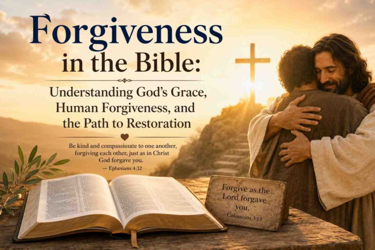 Forgiveness In The Bible Understanding God’s Grace, Human Forgiveness, And The Path To Restoration