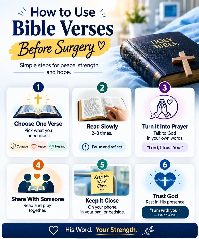 How to Use Bible Verses Before Surgery