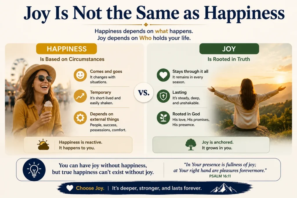 Joy Is Not the Same as Happiness