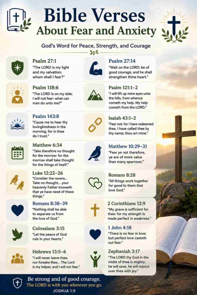 More Scriptures for Anxiety, Fear, and Worry