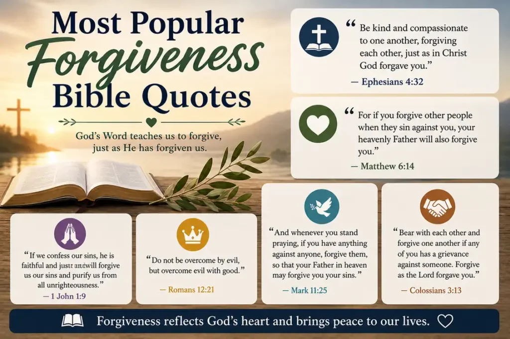 Most Popular Forgiveness Bible Quotes