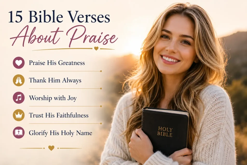 Quick List 15 Bible Verses About Praise