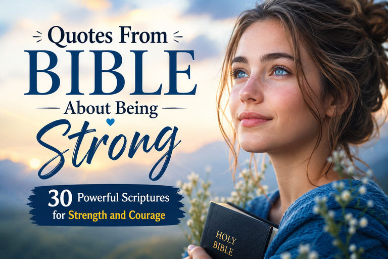 Quotes From Bible About Being Strong 30 Powerful Scriptures For Strength And Courage